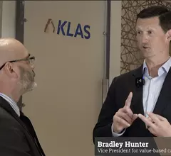 Bradley Hunter, vice president for value-based care and core solutions at KLAS Research, outlines several key, overarching health information technology trends at the Health Information management Systems Society (HIMSS) 2023 meeting. #HIMSS #HIMSS23