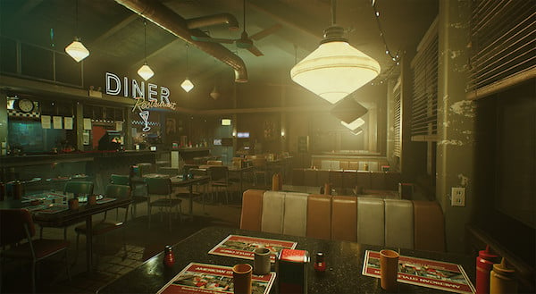 unreal diner asset pack