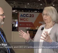 Cathie Biga, vice president of the American College of Cardiology (ACC) and president and CEO of Cardiovascular Management of Illinois, explains how ACC is becoming more involved in the business side of cardiology. She spoke in several sessions at the ACC 2023 meeting on cardiology business management topics. She brings her cardiac business management experience to ACC as the first non-clinician to take on a senior leadership role in the college. #ACC #ACC23