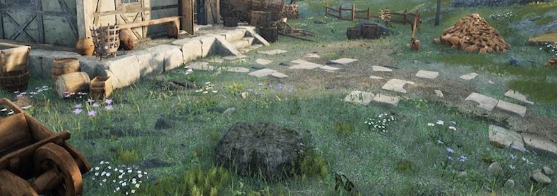 grass effect in unreal